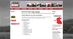 Desktop Screenshot of meindl-hameln.de